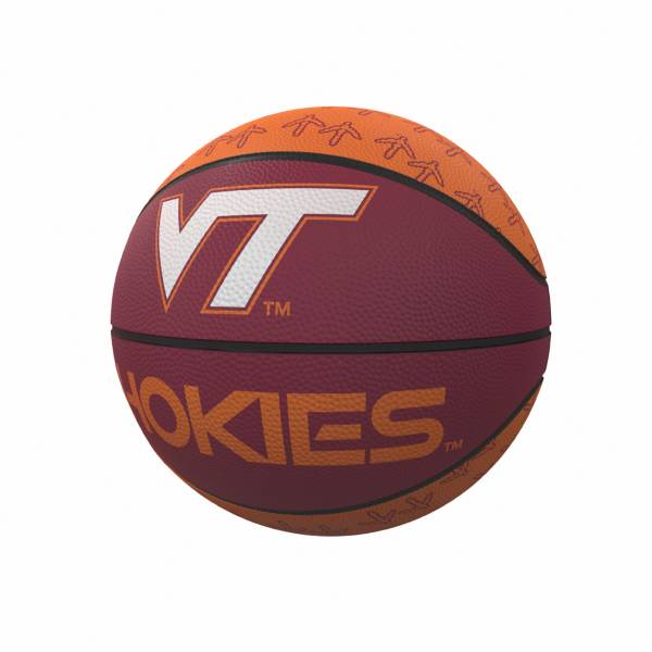 Virginia Tech Hokies Logo Mini Rubber Basketball