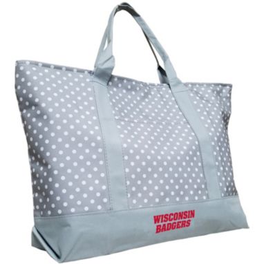 sorry, Logo Brands Wisconsin Badgers Dot Tote is currently out of stock