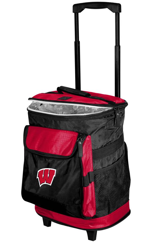 Logo Brands Wisconsin Badgers Rolling Cooler product image