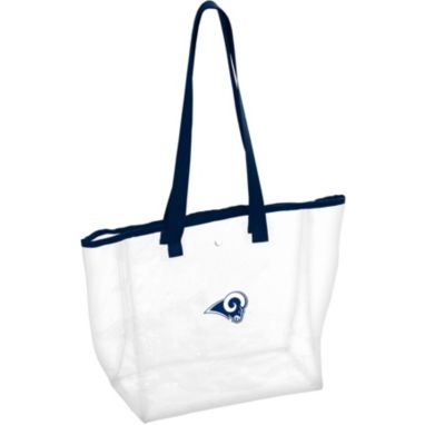 sorry, Logo Brands Los Angeles Rams Clear Stadium Tote is currently out of stock