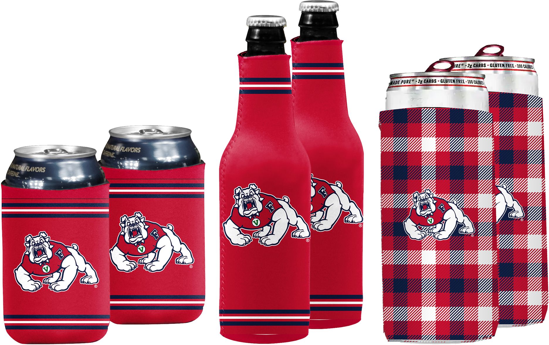 Logo Brands Fresno State Bulldogs Cooler Variety Pack