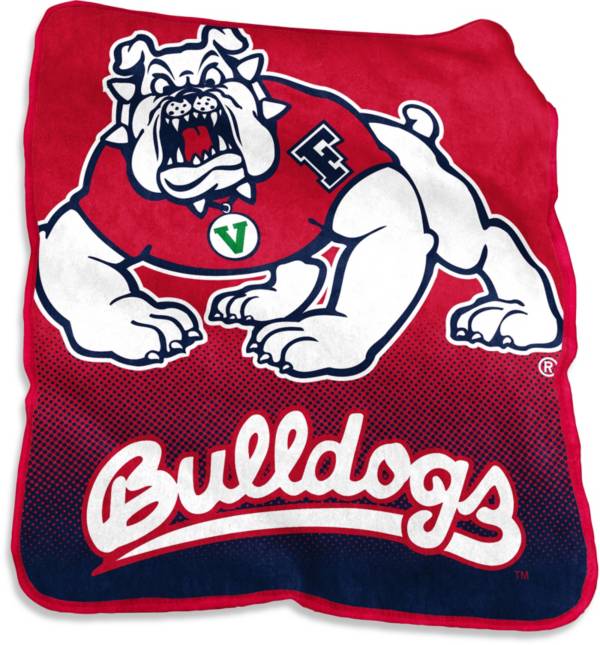 Logo Fresno State Bulldogs 50'' x 60'' Raschel Throw Blanket