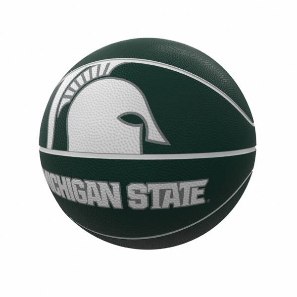 Michigan State Spartans Mascot Rubber Basketball