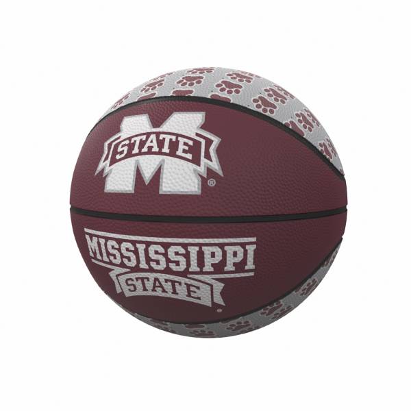 Mississippi State Bulldogs Logo Mini Rubber Basketball