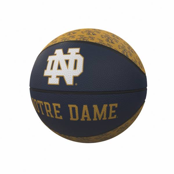 Notre Dame Fighting Irish Logo Mini Rubber Basketball