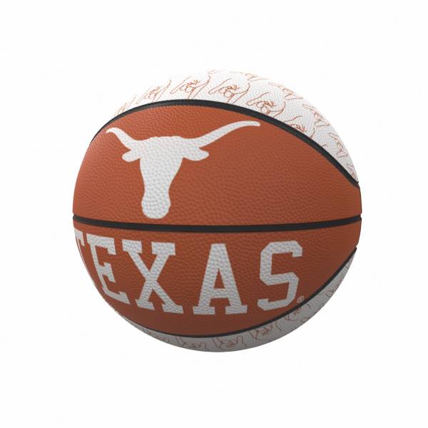 Texas Longhorns Logo Mini Rubber Basketball