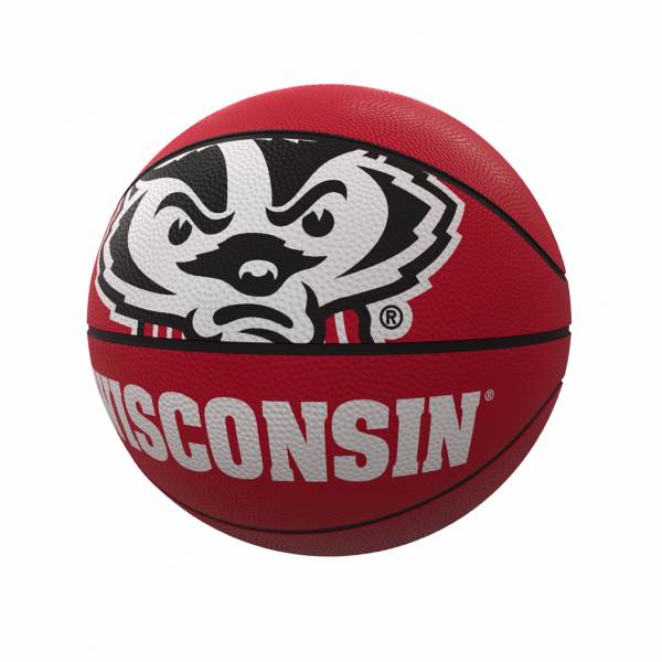 Wisconsin Badgers Mascot Rubber Basketball