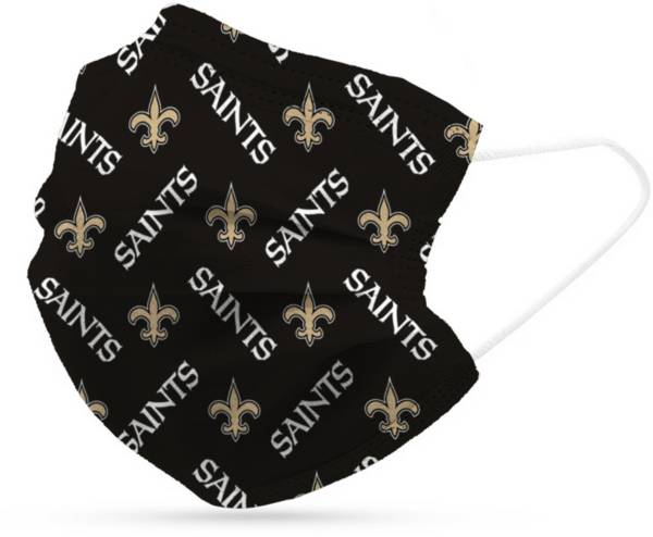 Adult New Orleans Saints 6-Pack Disposable Face Coverings