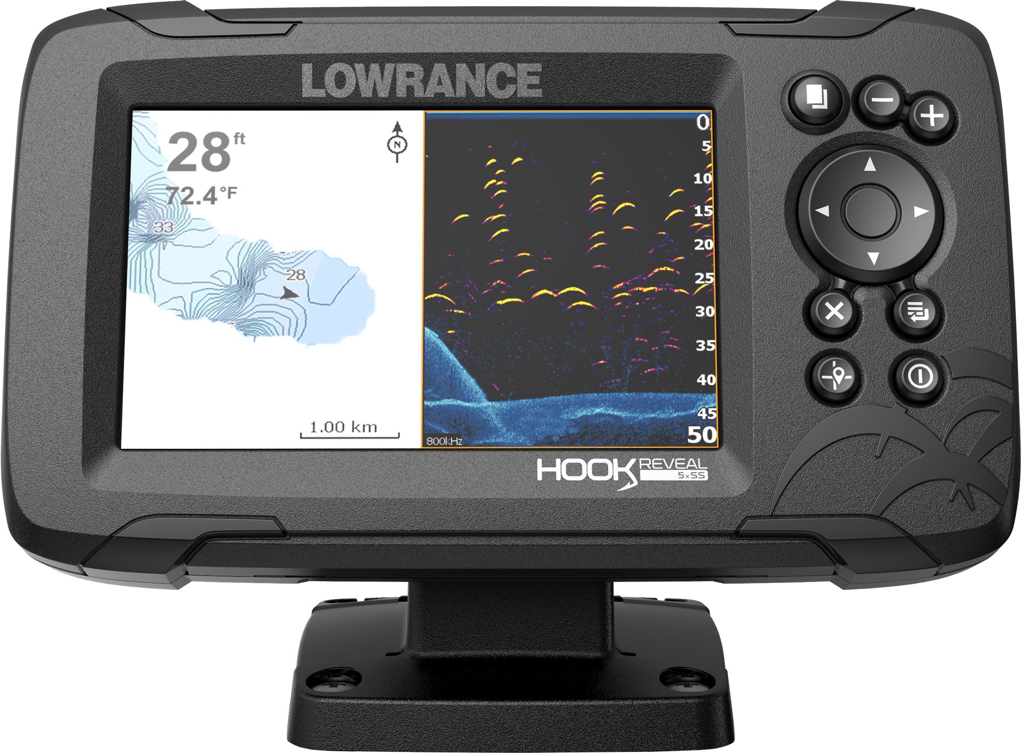 Lowrance Hook Reveal 5x SplitShot Fish Finder-Floor Model Sansujyuku sansujyuku.com