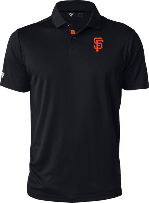 Levelwear Men's San Francisco Giants Black Duval Polo