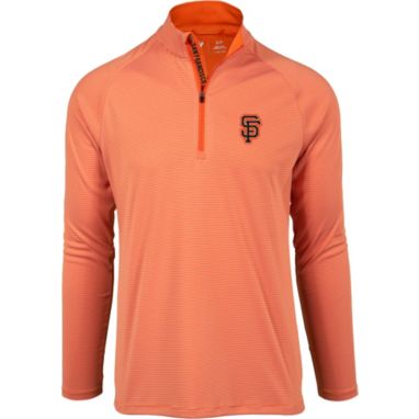 sorry, Levelwear Men's San Francisco Giants Orange Orion Quarter-Zip Shirt is currently out of stock