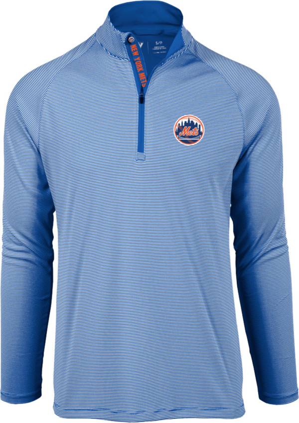 Levelwear Men's New York Mets Royal Orion Quarter-Zip Shirt