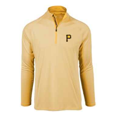 sorry, Levelwear Men's Pittsburgh Pirates Yellow Orion Quarter-Zip Shirt is currently out of stock