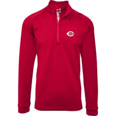 sorry, Levelwear Men's Cincinnati Reds Red Calibre Icon Quarter-Zip Shirt is currently out of stock