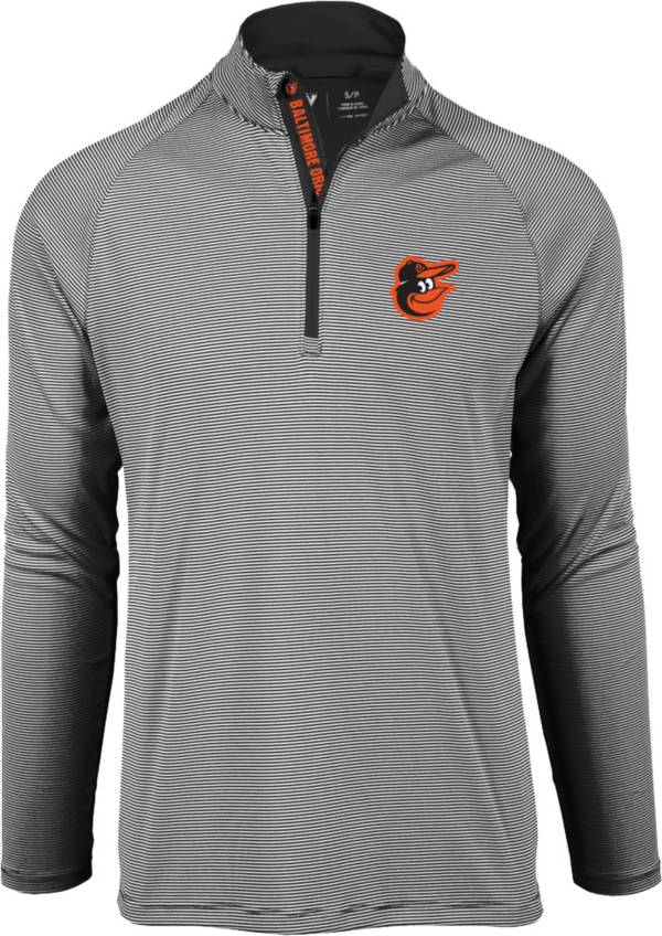 Levelwear Men's Baltimore Orioles Black Orion Quarter-Zip Shirt