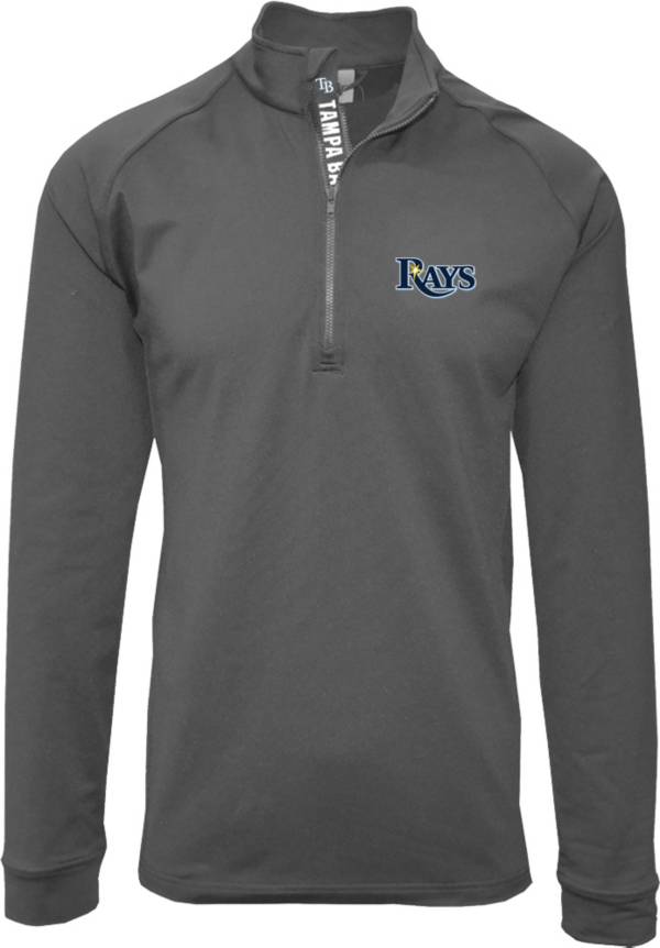 Levelwear Men's Tampa Bay Rays Grey Calibre Icon Quarter-Zip Shirt