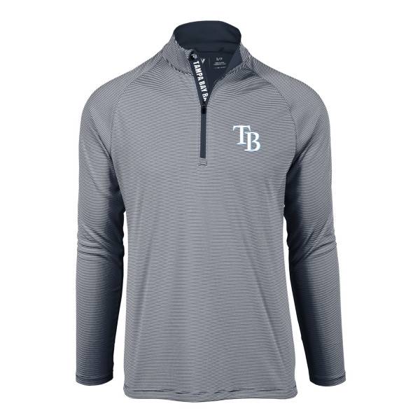 Levelwear Men's Tampa Bay Rays Navy Orion Quarter-Zip Shirt