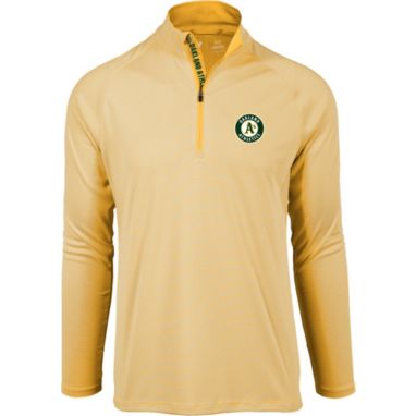 sorry, Levelwear Men's Oakland Athletics Yellow Orion Quarter-Zip Shirt is currently out of stock