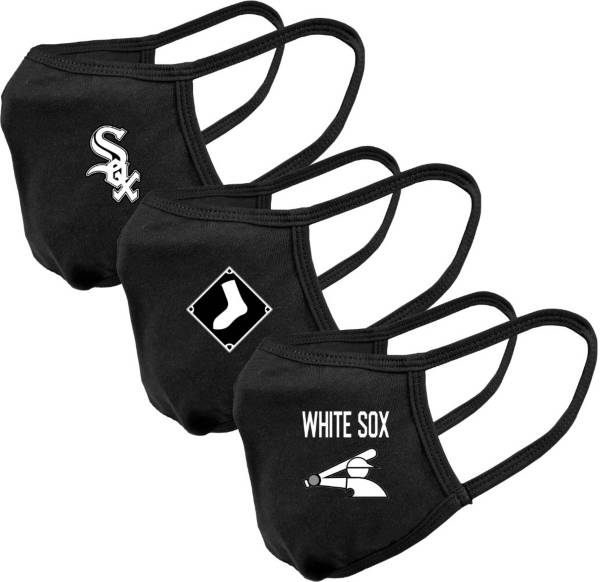 Levelwear Adult Chicago White Sox 3-Pack Face Coverings