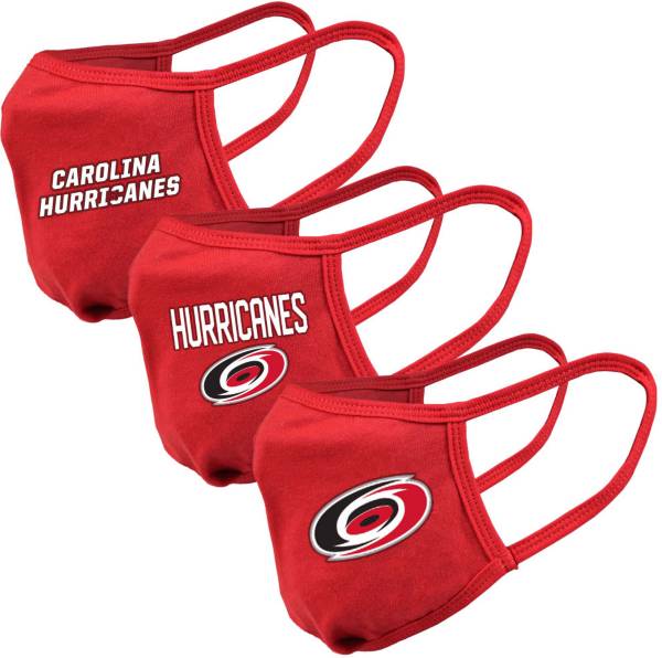 Levelwear Adult Carolina Hurricanes 3-Pack Face Coverings