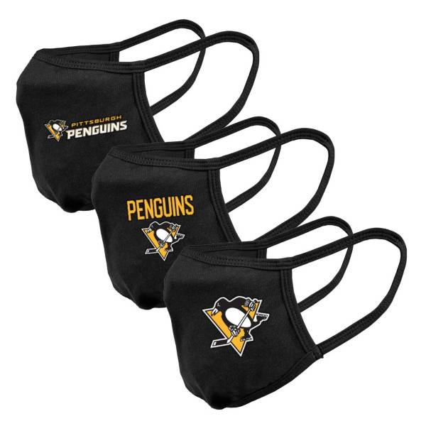 Levelwear Adult Pittsburgh Penguins 3 Pack Face Coverings Dick S Sporting Goods