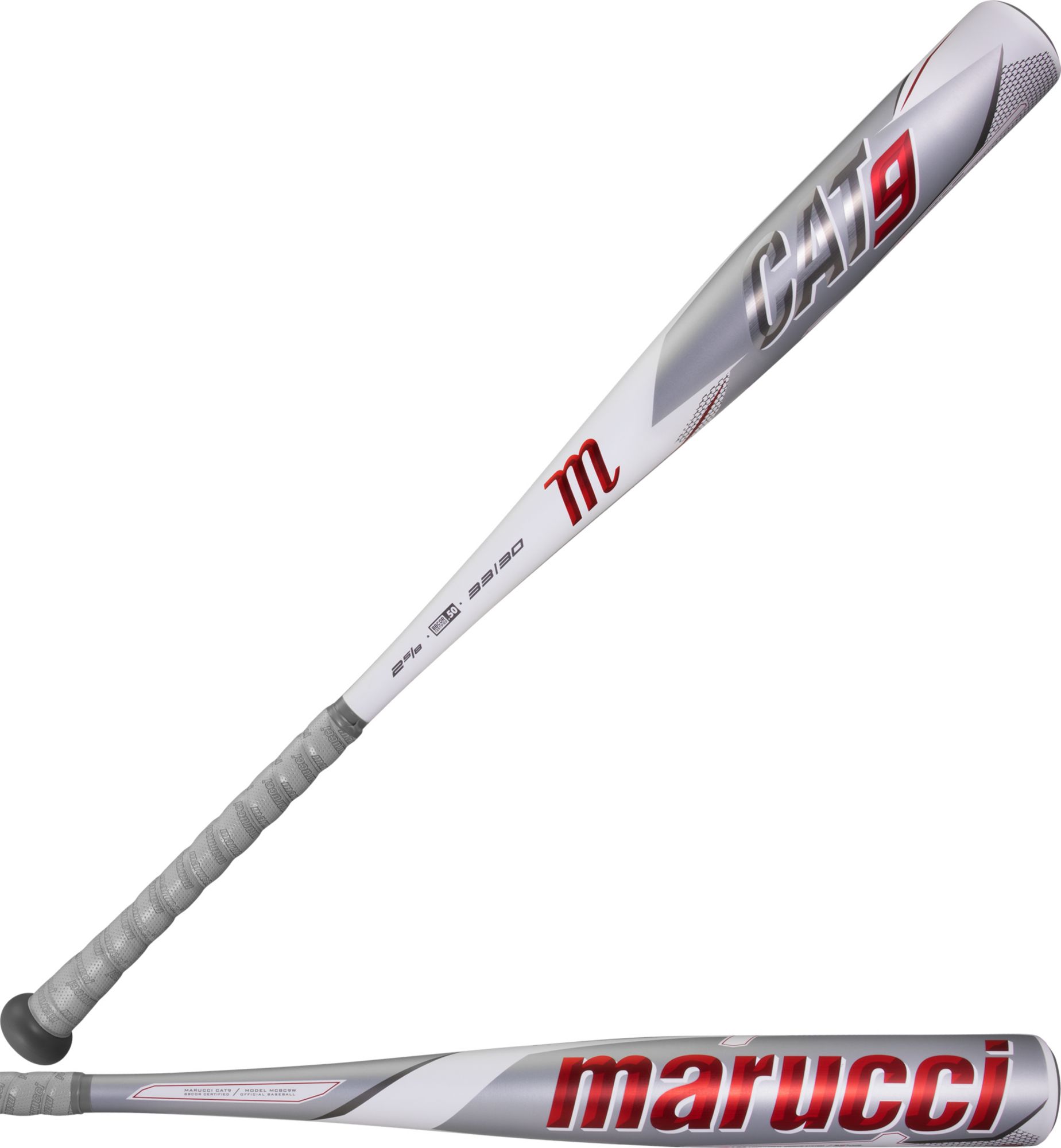 Batte Baseball Marucci CAT9 – 31″ / 23 Oz – Jeune – BBCOR – Métal
