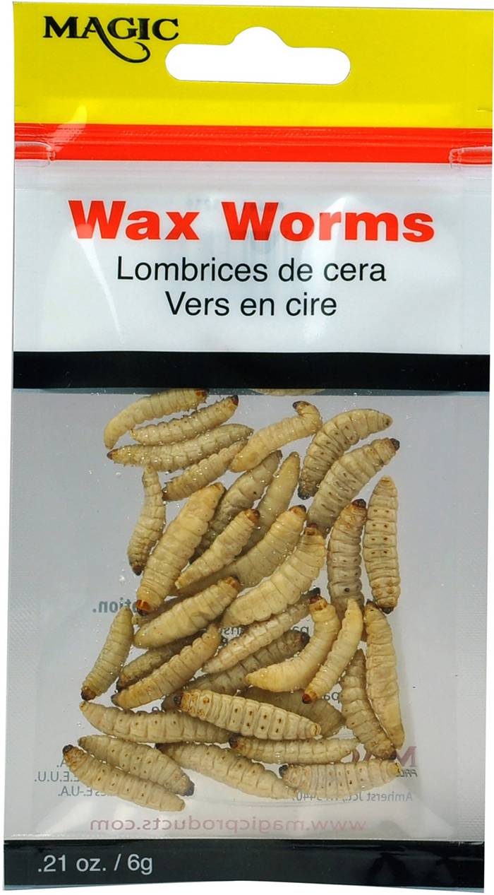 Infused Wax Worms 10 Pack – Chartreuse Red Tip – Lure Lipstick