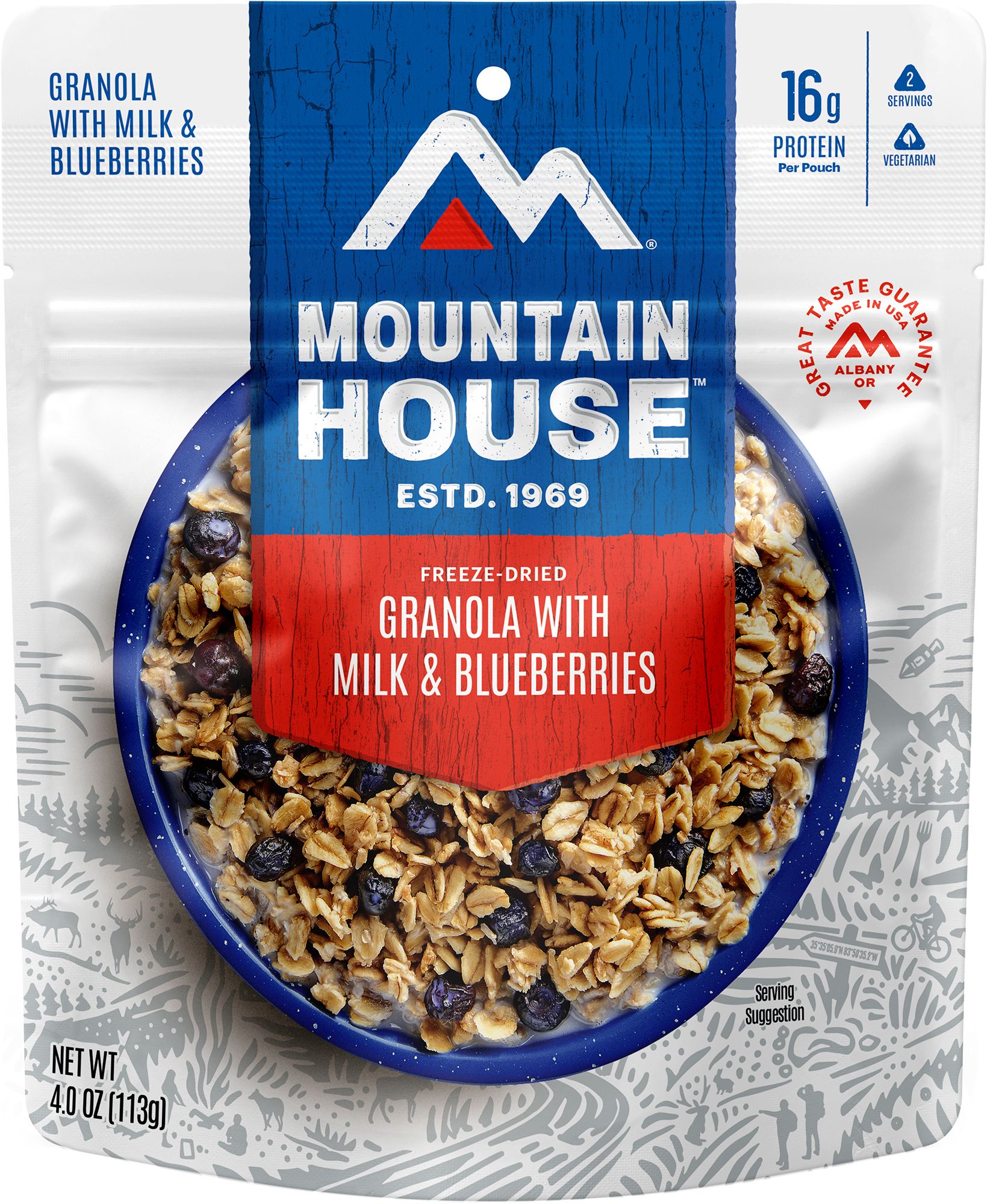 Mountain House Granola with Milk and Blueberries product image
