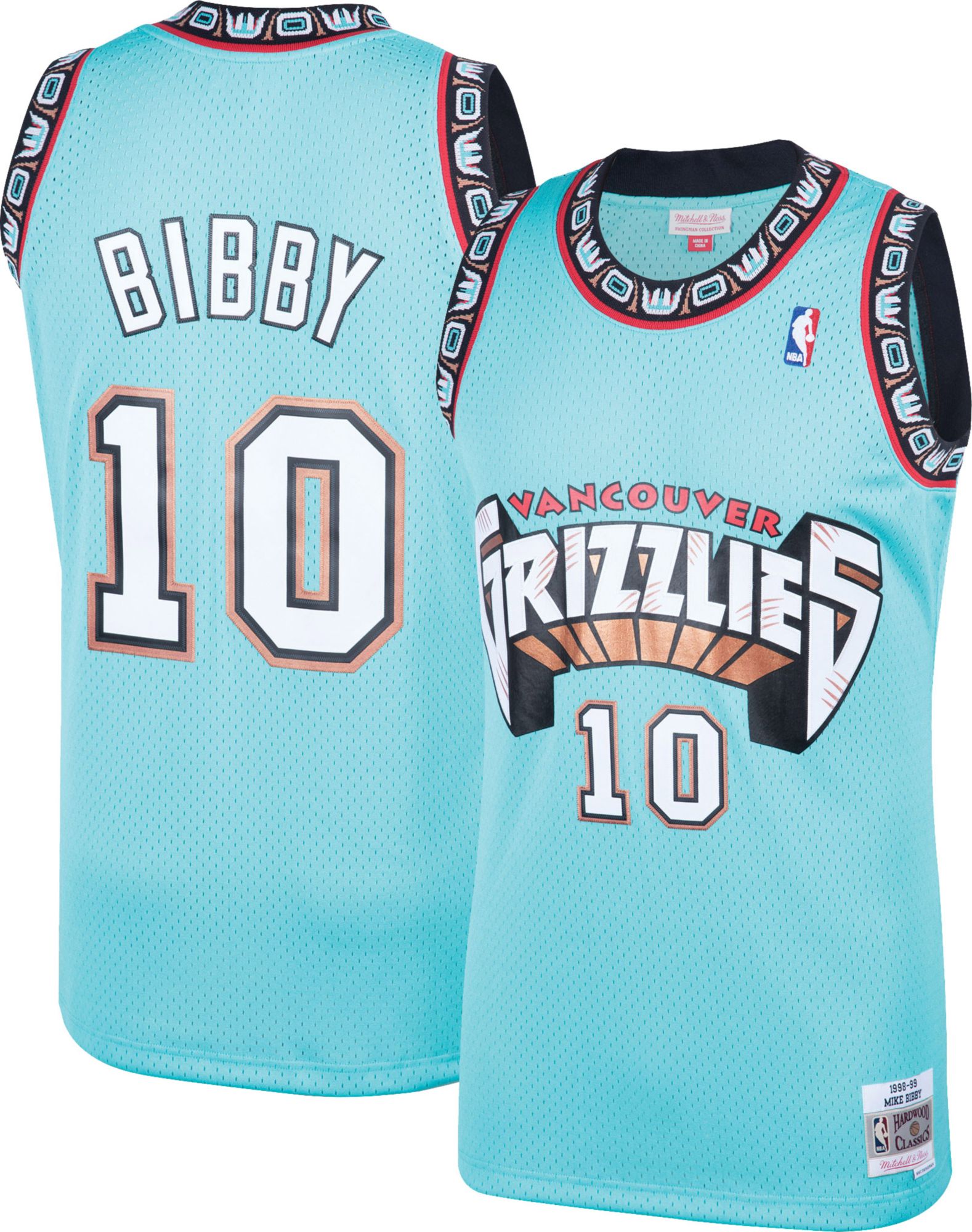 mitchell and ness grizzlies jersey