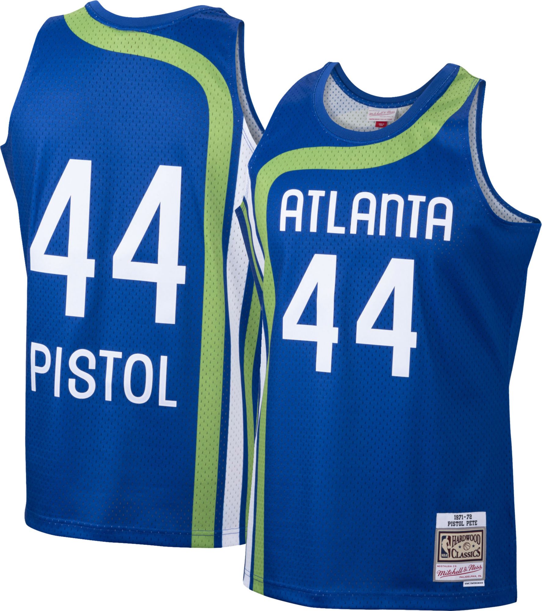 pistol pete atlanta hawks jersey