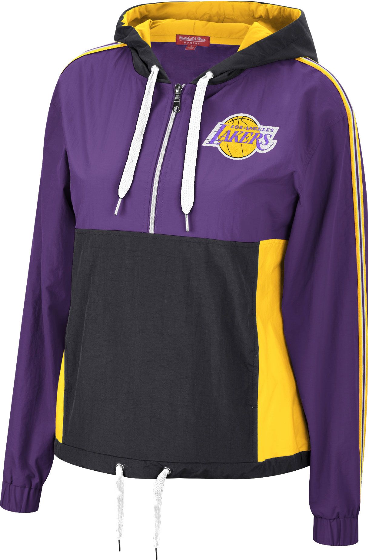 lakers half zip jacket