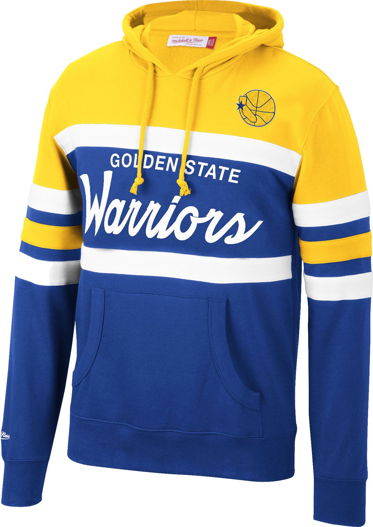 warriors yellow hoodie