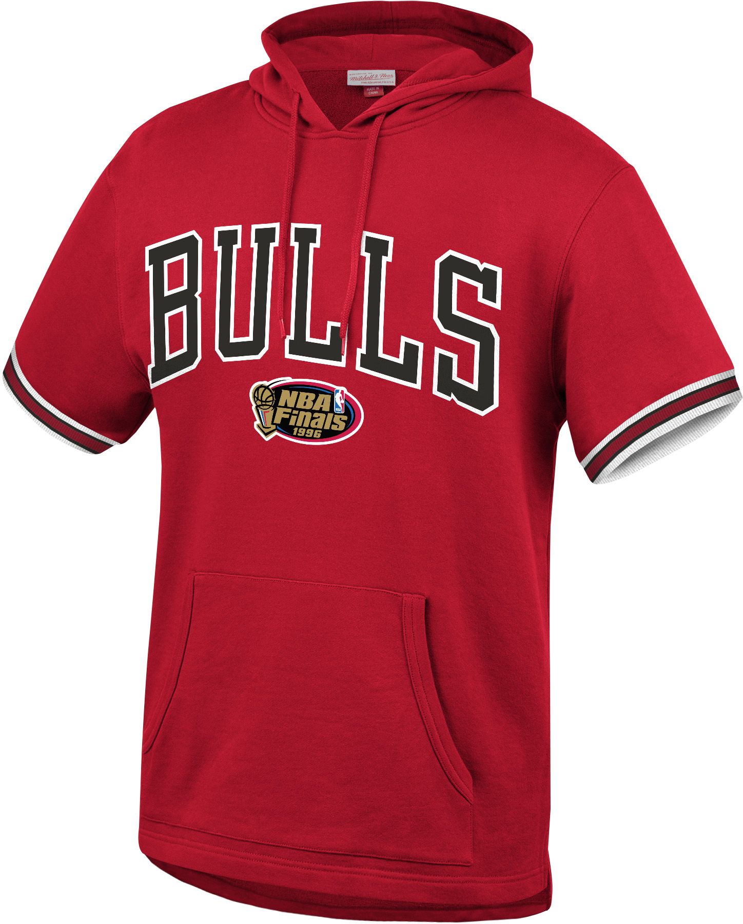 chicago bulls short sleeve hoodie