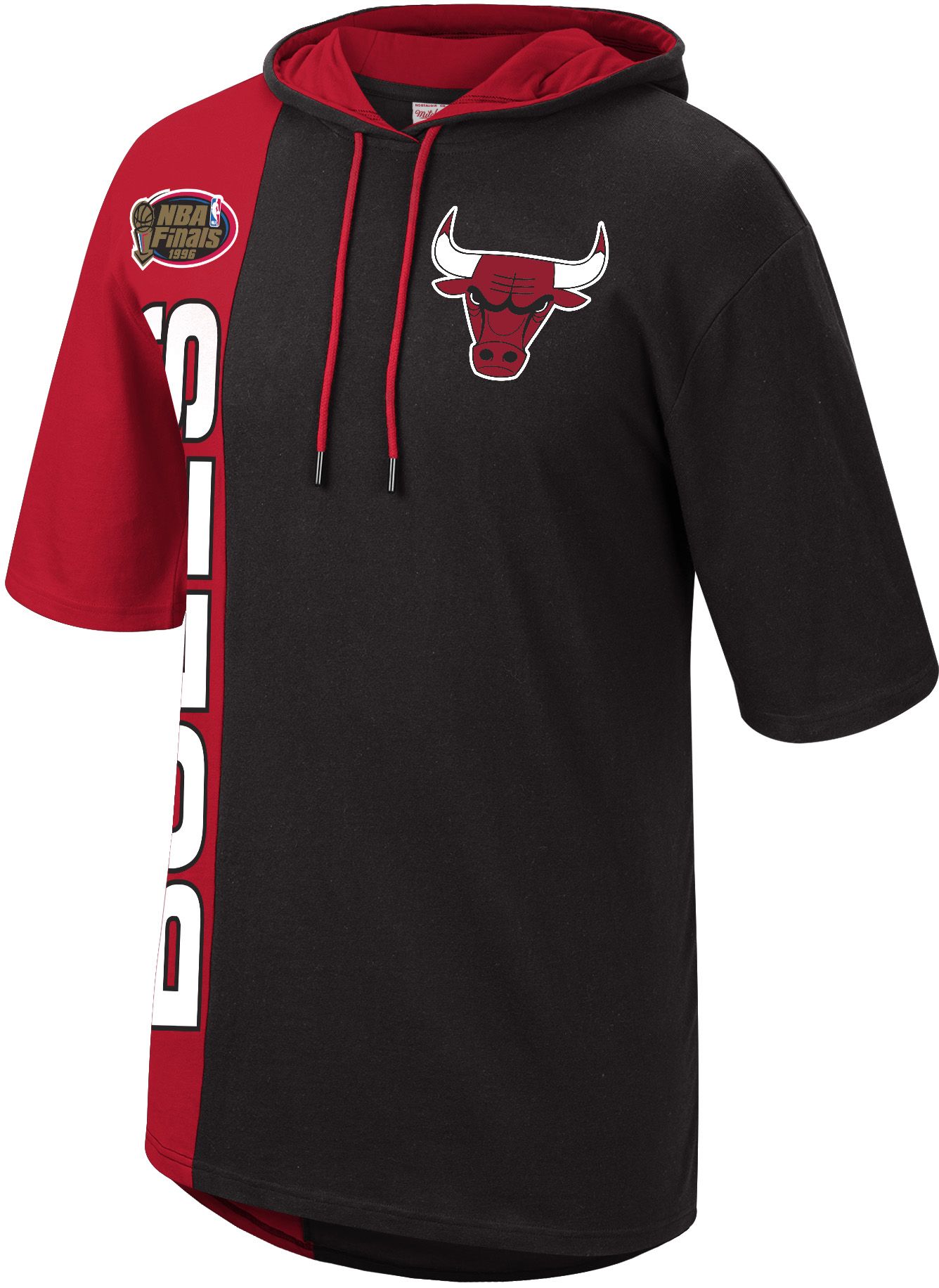 chicago bulls short sleeve hoodie