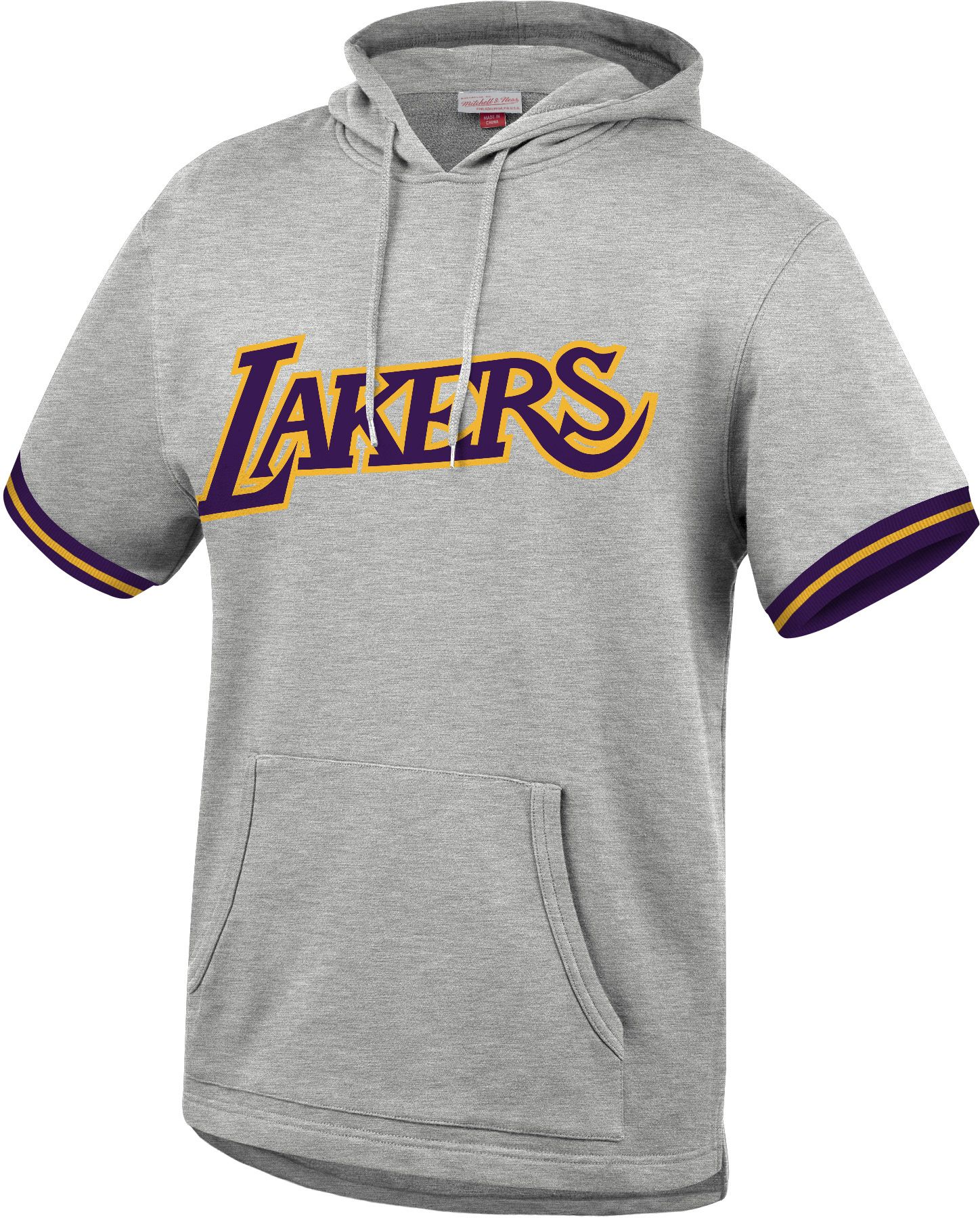 lakers hoodie mitchell and ness