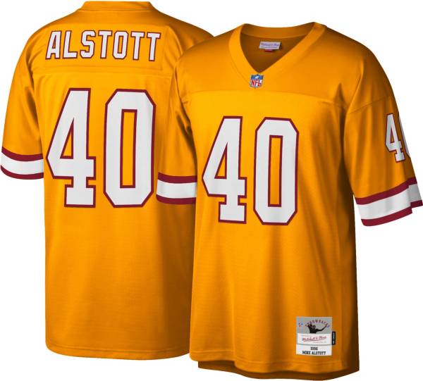 Mitchell & Ness Men's Tampa Bay Buccaneers Mike Alstott #40 Gold 1996 Throwback  Jersey