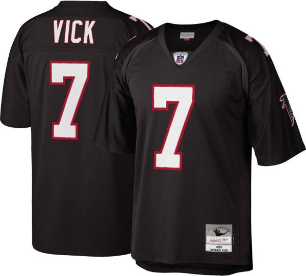 Mitchell & Ness Men's Atlanta Falcons Michael Vick #7 Black 2002 Home Jersey product image