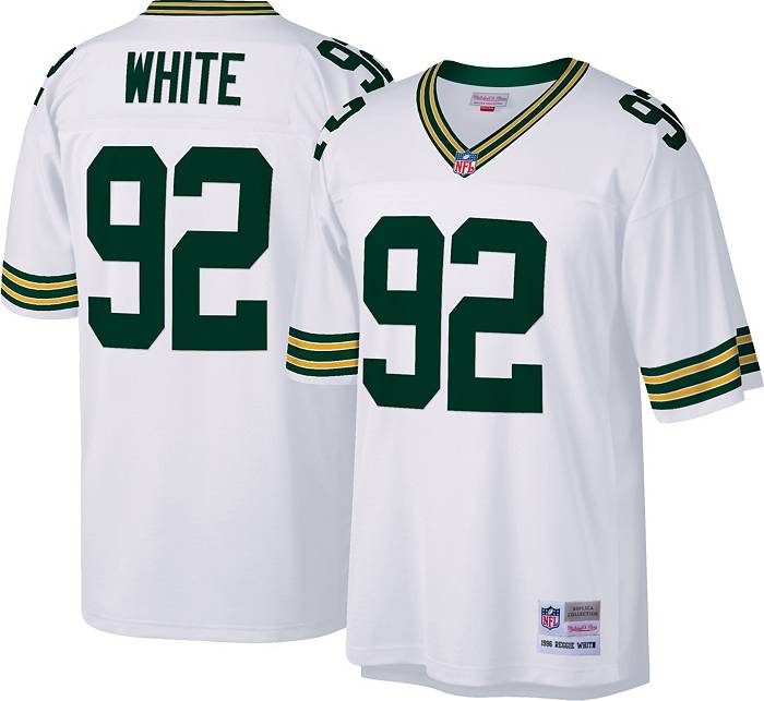 Mitchell & Ness Men's Green Bay Packers Reggie White #92 White 1996  Throwback Jersey
