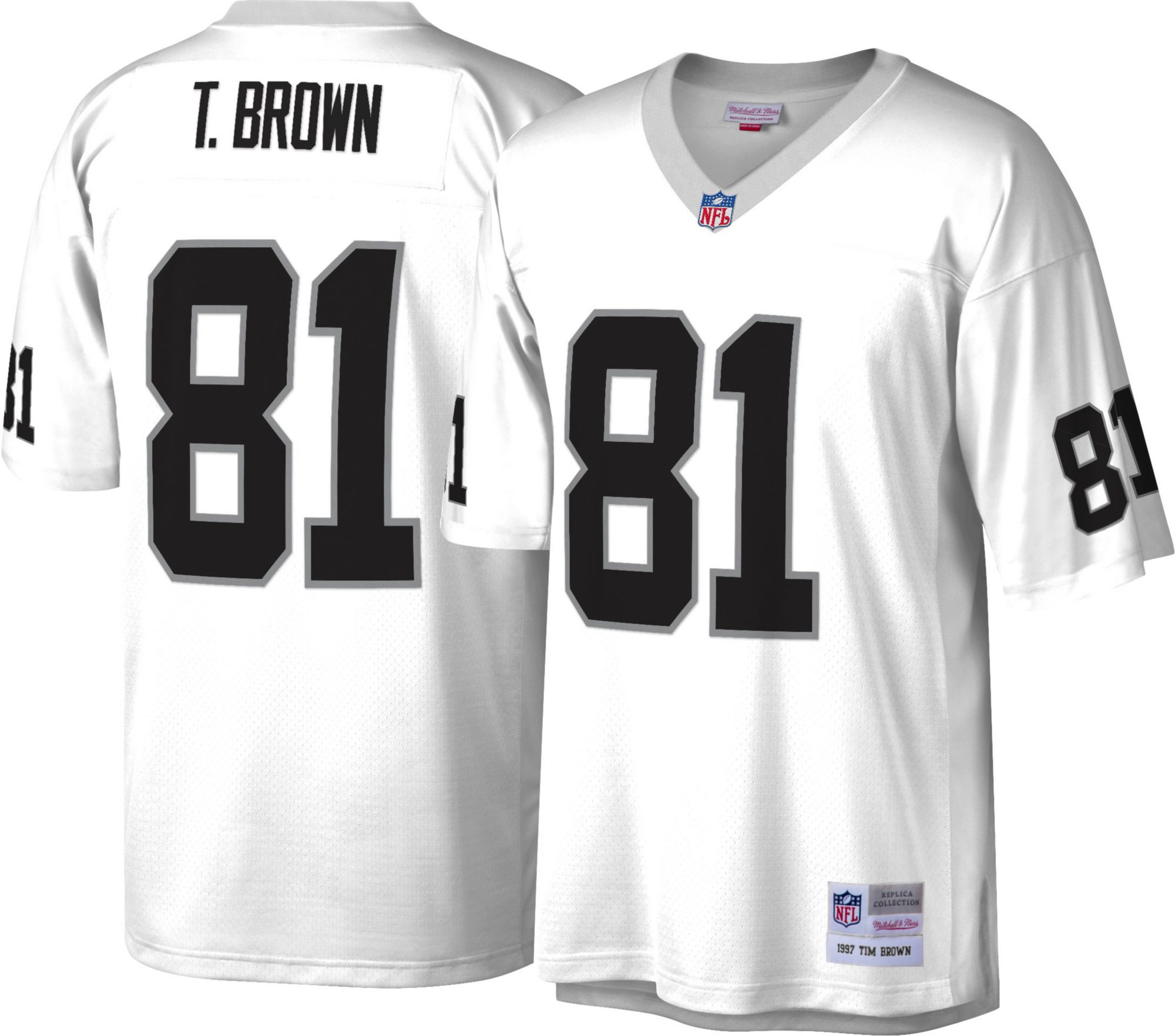 Vintage NFL Oakland Raiders Tim Brown #81 Jersey - Men's XL