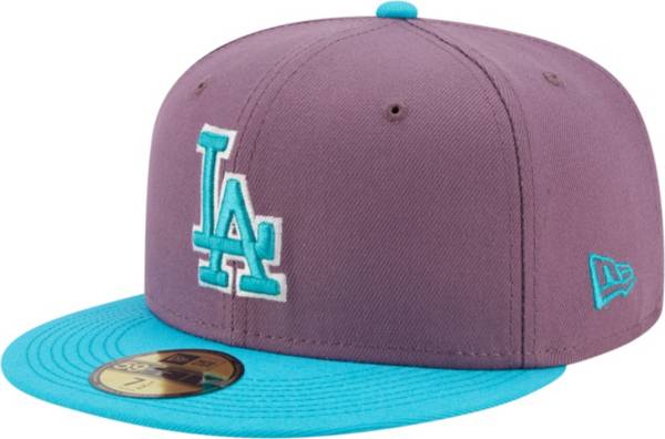 New Era Men S Los Angeles Dodgers Purple 59fifty Colorpack Fitted Hat Dick S Sporting Goods
