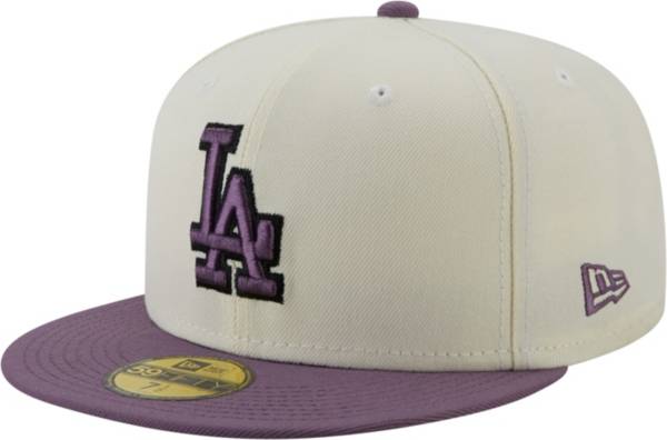 New Era Men S Los Angeles Dodgers White 59fifty Colorpack Fitted Hat Dick S Sporting Goods