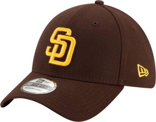 New Era Men's San Diego Padres Brown Team Classic 39Thirty Stretch Fit Hat