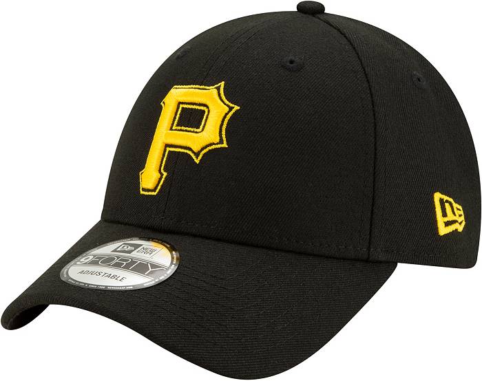 New Era Men's Pittsburgh Pirates Black 9Forty League Adjustable Hat