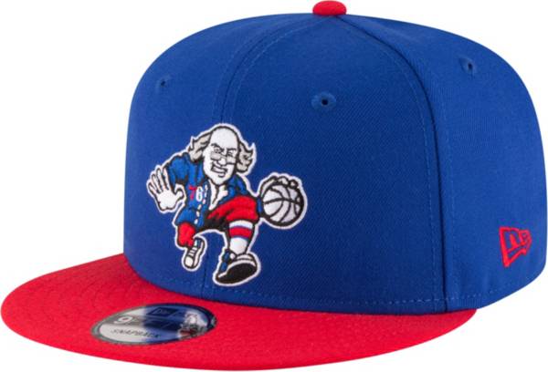 New Era Men's Philadelphia 76ers 9Fifty Adjustable Snapback Hat