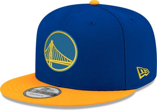 New Era Men's Golden State Warriors 9Fifty Two Tone Adjustable Snapback Hat