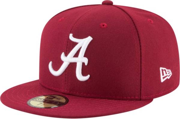 New Era Men's Alabama Crimson Tide 59Fifty Game Crimson Game Fitted Hat