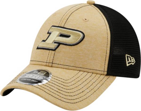 New Era Men's Purdue Boilermakers 9Forty Neo Adjustable Black Hat