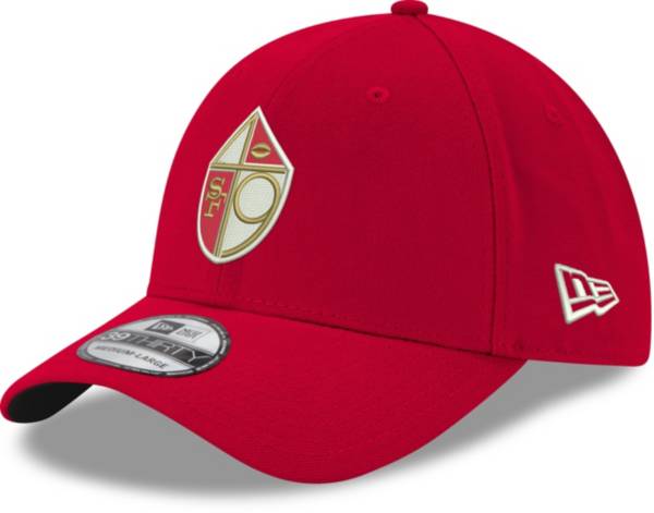 New Era Men's San Francisco 49ers 39Thirty Red Stretch Fit Hat