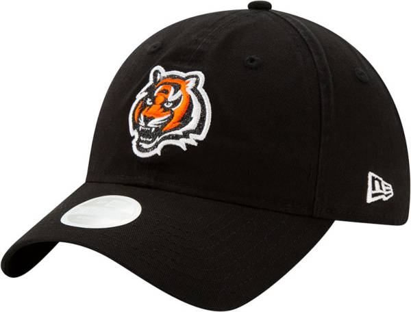 New Era Women's Cincinnati Bengals Black Glisten 9Twenty Adjustable Hat