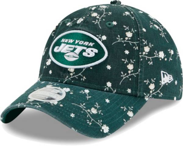 New Era Women's New York Jets Green Blossom Adjustable Hat